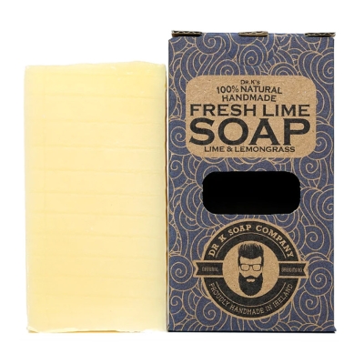 Tuhé mýdlo s citronovou trávou a limetou DR K SOAP COMPANY Fresh lime soap XL 225 g