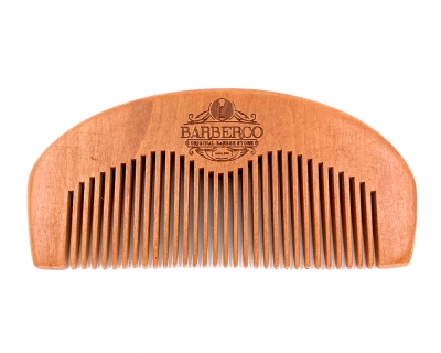 Dřevěný hřeben na vousy BARBERCO