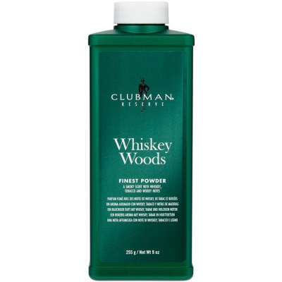 Pánský tělový pudr CLUBMAN Pinaud Whiskey woods powder 255 g