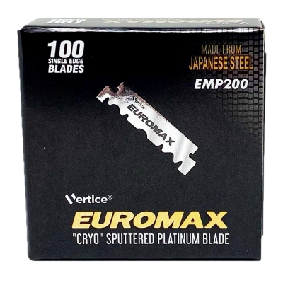 Poloviční žiletky na holení EUROMAX Single edge 100 ks