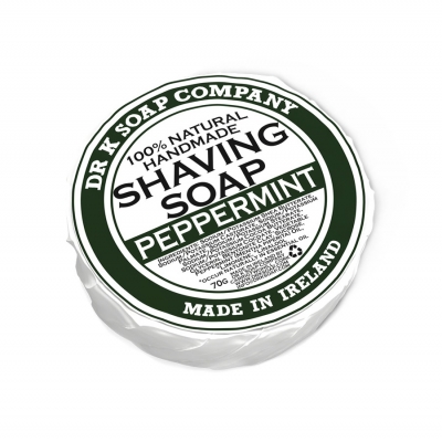 Mýdlo na holení DR K SOAP COMPANY Shaving soap Peppermint 70 g