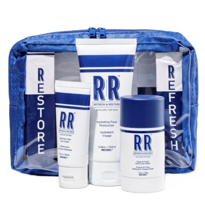Dárková sada pro péči o pánský obličej REUZEL RR Skin care gift set bag