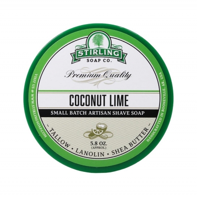 Mýdlo na holení STIRLING Shave soap Coconut lime 170 ml
