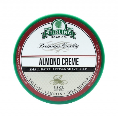 Mýdlo na holení STIRLING Shave soap Almond creme 170 ml