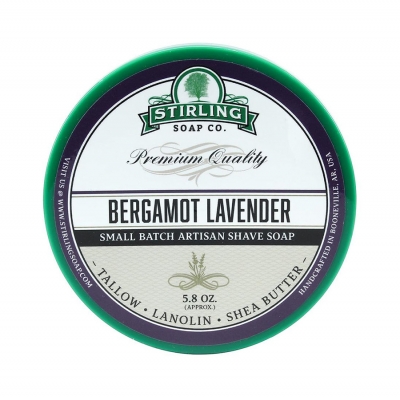 Mýdlo na holení STIRLING Shave soap Bergamot lavender 170 ml