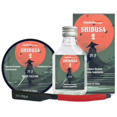 Set na holení THE GOODFELLAS' SMILE Shibusa 2 Traditional shaving set