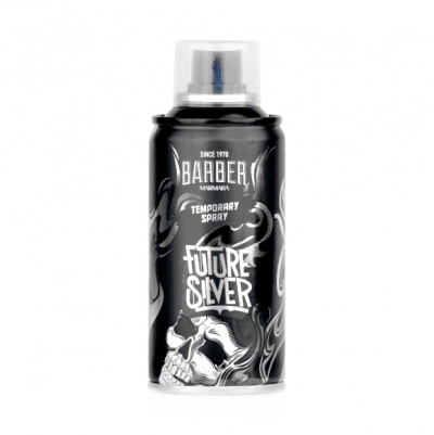 Stříbrný sprej na vlasy MARMARA Barber Temporary spray Future silver 150 ml