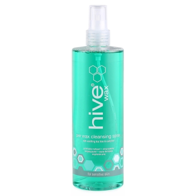 Předdepilační čistící sprej HIVE Pre wax cleansing spray - Tea tree oil 400 ml
