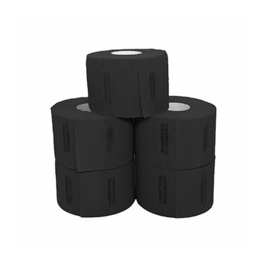 Černé krepové límce L3VEL3 Neck strips Black 500 ks