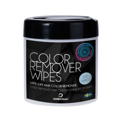 Čistící ubrousky na odstranění barvy z pokožky DISICIDE Color remover wipes - 100 ks