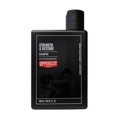 Posilující šampon na vlasy UPPERCUT Deluxe Strength & Restore shampoo 240 ml