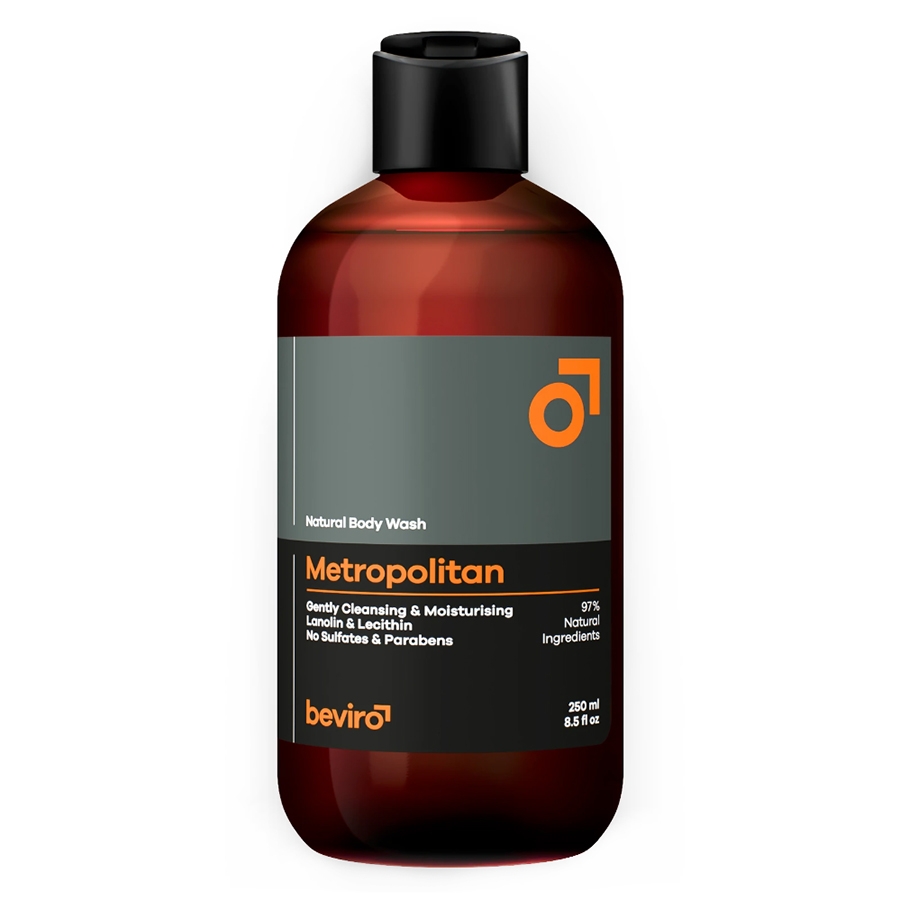 Sprchový gel BEVIRO Natural body wash Metropolitan 250 ml