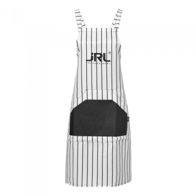 Barber zástěra JRL Professional apron - bílo-černá