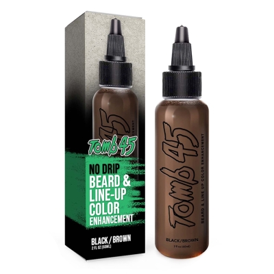 Barva na vlasy a vousy TOMB45 Beard & line-up color Brown/Black 60 ml