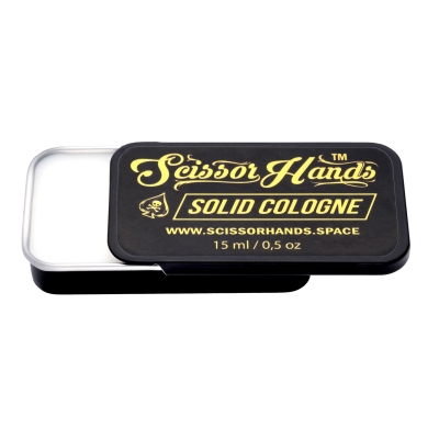 Tuhá kolínská SCISSOR HANDS Solid cologne Black 15 ml