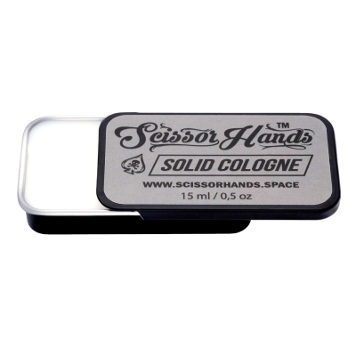 Tuhá kolínská SCISSOR HANDS Solid cologne Grey 15 ml
