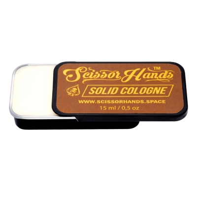 Tuhá kolínská SCISSOR HANDS Solid cologne Brown 15 ml
