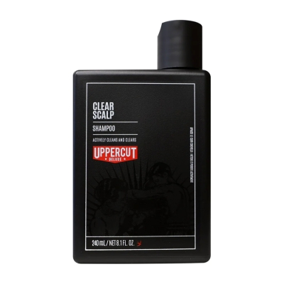 Šampon na vlasy proti lupům UPPERCUT Deluxe Clear scalp shampoo 240 ml
