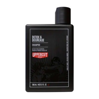 Hloubkově čistící šampon na vlasy UPPERCUT Deluxe Detox & Degrease shampoo 240 ml