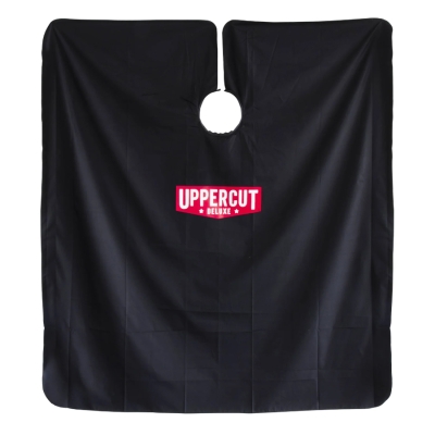 Černá pláštěnka UPPERCUT Deluxe Barber cape - Black