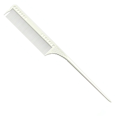 Profesionální tupírovací hřeben JRL Fine teeth tail comb J101 - bílý
