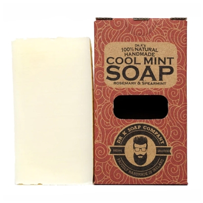 Tuhé mýdlo s mátou a rozmarýnem DR K SOAP COMPANY Cool mint soap XL 225 g