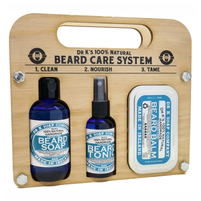 Sada pro péči o vousy DR K SOAP COMPANY Beard care system Fresh lime