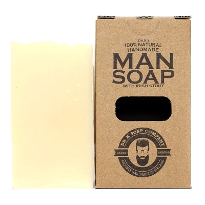 Tuhé mýdlo s pačuli, cedrovým dřevem a pomerančem DR K SOAP COMPANY Man soap Irish Stout XL 225 g