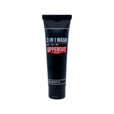 Mycí gel na tělo, obličej a vlasy UPPERCUT Deluxe 3 in 1 wash 30 ml