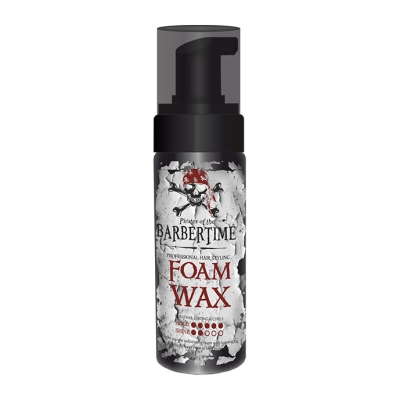 Pěnový vosk s keratinem pro objem vlasů BARBERTIME Foam wax 150 ml