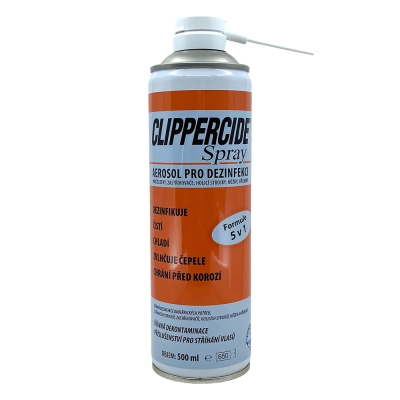 Dezinfekční sprej na strojky 5v1 CLIPPERCIDE Aerosol spray 500 ml