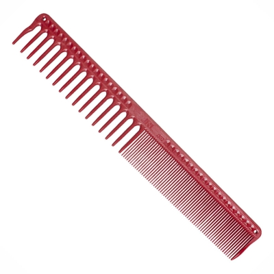 Barber hřeben na střihání vlasů JRL Cutting comb J302 - červený