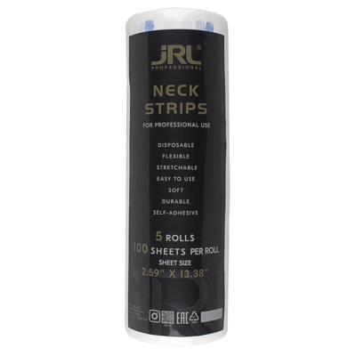 Krepové límce JRL Neck strips White 500 ks