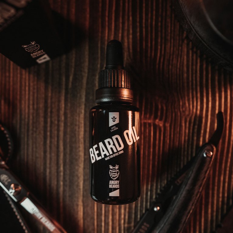 Olej na vousy ANGRY BEARDS Jack Saloon 30 ml