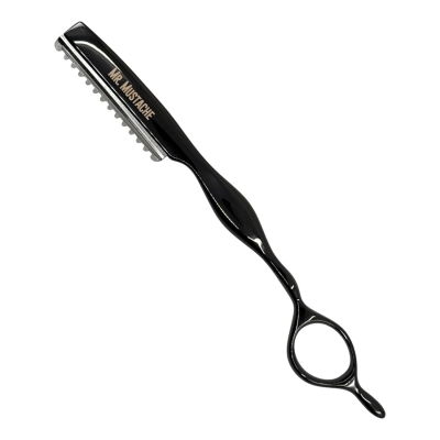 Efilační břitva na seřezávání vlasů MR. MUSTACHE Styling razor Black