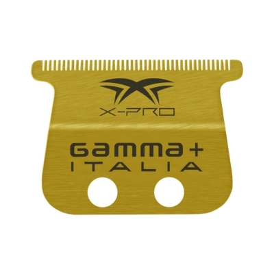 Střihací hlavice pro konturovací strojky GAMMA PIÚ Fixed wide X-PRO blade Gold titanium