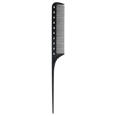 Tupírovací hřeben se špičkou Y.S. PARK Tail comb YS-101 - černý