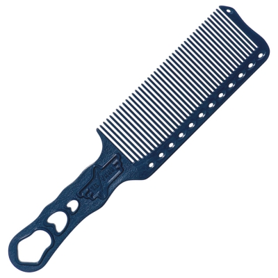 Extra velký hřeben Y.S. PARK Flattop slim comb YS-s282 - modrý