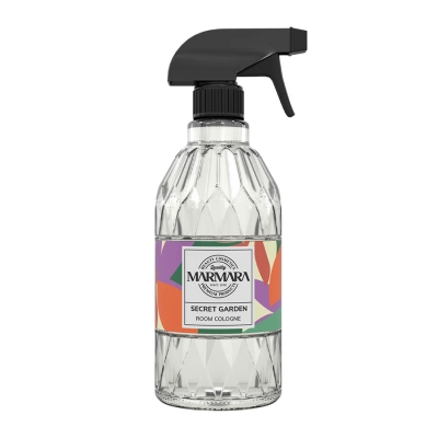 Osvěžovač vzduchu do bytu, barber shopu nebo kadeřnictví MARMARA Room cologne Secret garden 500 ml