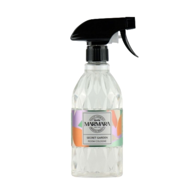 Osvěžovač vzduchu do bytu, barber shopu nebo kadeřnictví MARMARA Room cologne Secret garden 500 ml