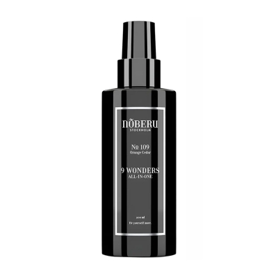 Vyživující a hydratační sprej s tepelnou ochranou na vlasy i vousy NOBERU 9 Wonders All-in-One Orange cedar 200 ml