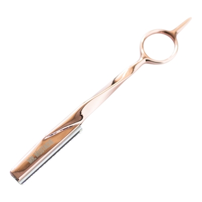 Efilační břitva na seřezávání vlasů MR. MUSTACHE Styling razor Rose gold