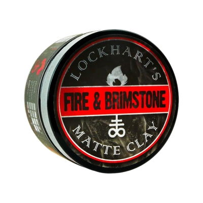 Matující hlína na vlasy LOCKHART'S Fire & Brimstone Matte clay 104,9 g
