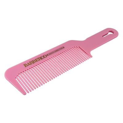 Hřeben na střihání vlasů BARBERCO Clipper comb Růžový