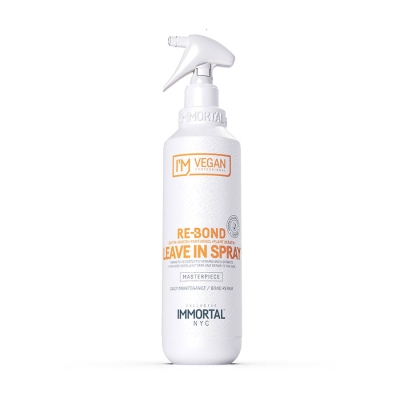Pečující a obnovující bezoplachový sprej na vlasy IMMORTAL VEGAN Re-Bond Leave-in spray 250 ml