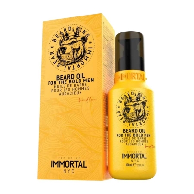 Vyživující a pečující olej na vousy IMMORTAL Beard King Beard oil for the bold men 100 ml