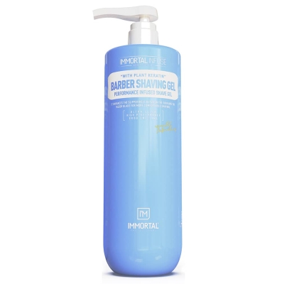 Profesionální gel na holení IMMORTAL Infuse Barber shaving gel ultra slick 1000 ml