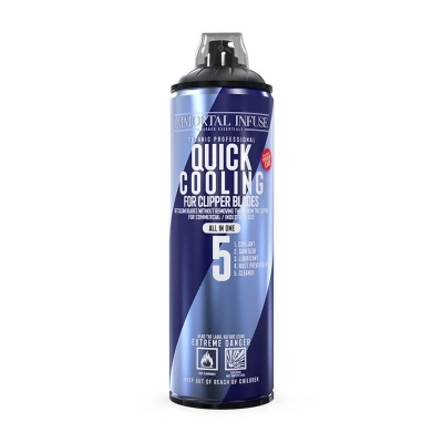 Chladící a ochranný sprej na hlavice strojků IMMORTAL Infuse 5in1 Quick cooling 500 ml