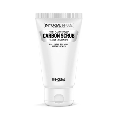 Čisticí peeling na obličej IMMORTAL Infuse Carbon scrub 150 ml