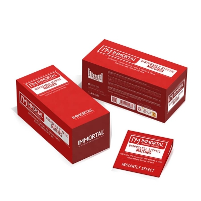 Kamencové sirky po holení IMMORTAL Disposable styptic matches (24 x 20 ks)